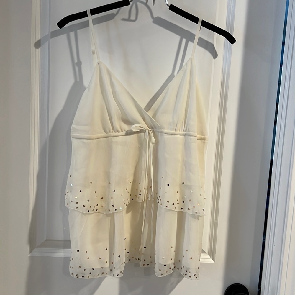 Old Navy spaghetti strap tank top with sequins